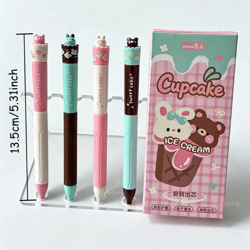Kawaii Cupcake Cuties Gel Pens 4PCS